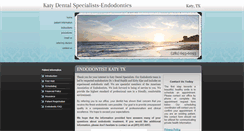 Desktop Screenshot of katydentalspecialists.com