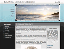 Tablet Screenshot of katydentalspecialists.com